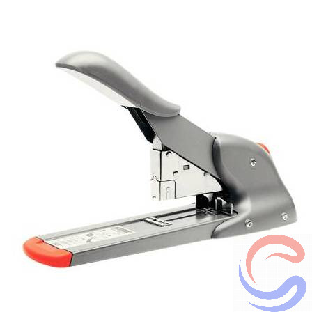 Grapadora Rapid HD-110 Alta Capacitat 110 Fulls Plata/Taronja