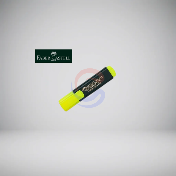 Retolador fluorescent Faber-Castell 48 Textliner recarregable. Tinta a base d'aigua no tòxica, alta lluminositat i punta especial de 3 traços. 6 colors disponibles.