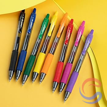 Bolígraf Gel Pilot G2 Pixie 0,7mm - Negre/Vermell/Blau/Blau Clar/Verd/Rosa/Violeta