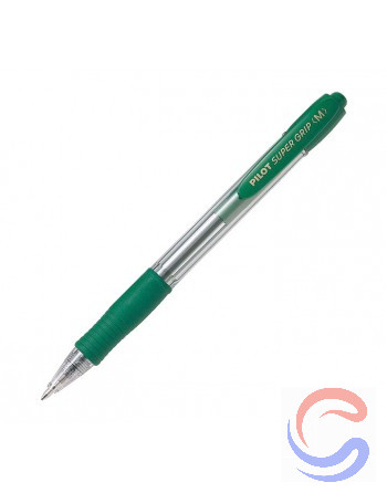 Bolígraf Pilot Super Grip BPGP-10R 1,0mm Caixa 12u - Negre/Vermell/Blau/Verd/Rosa/Blau Clar