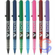 Bolígraf Pilot V-Ball BL-VB5 0,5mm Pack 12u - Negre/Vermell/Blau/Verd
