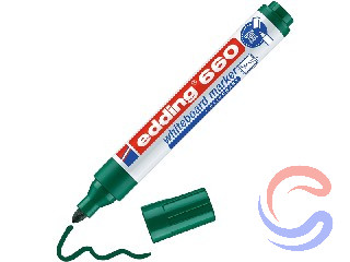 Retolador Edding 660 Pissarra Blanca Caixa 10u - Negre/Vermell/Verd/Blau